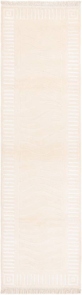 Detail image of 2' 9 x 10' Hand Knotted Darya Wool Runner Rug