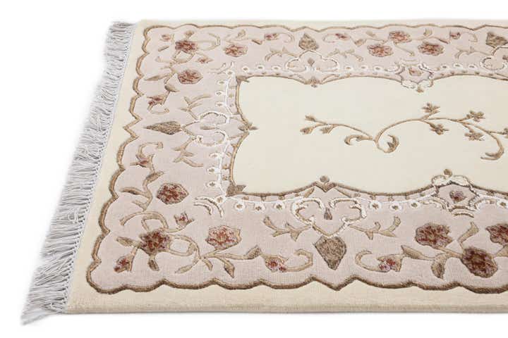 2' 9 x 9' 9 Hand Knotted Darya Wool Runner Rug