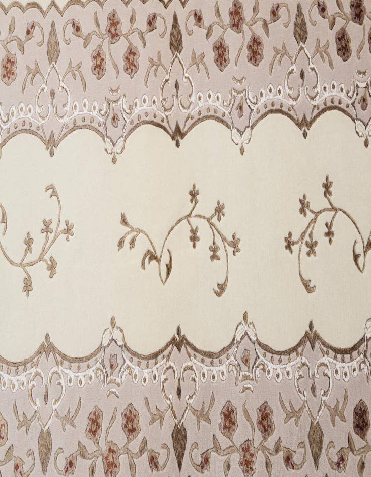 Detail image of 2' 9 x 9' 9  Hand Knotted Darya Wool Runner Rug