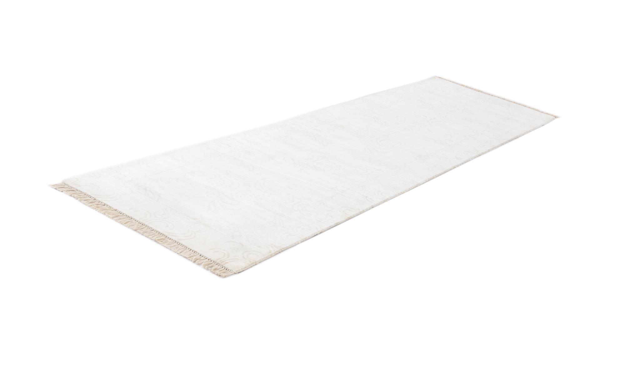 2' 8 x 9' 11 Hand Knotted Darya Wool Runner Rug