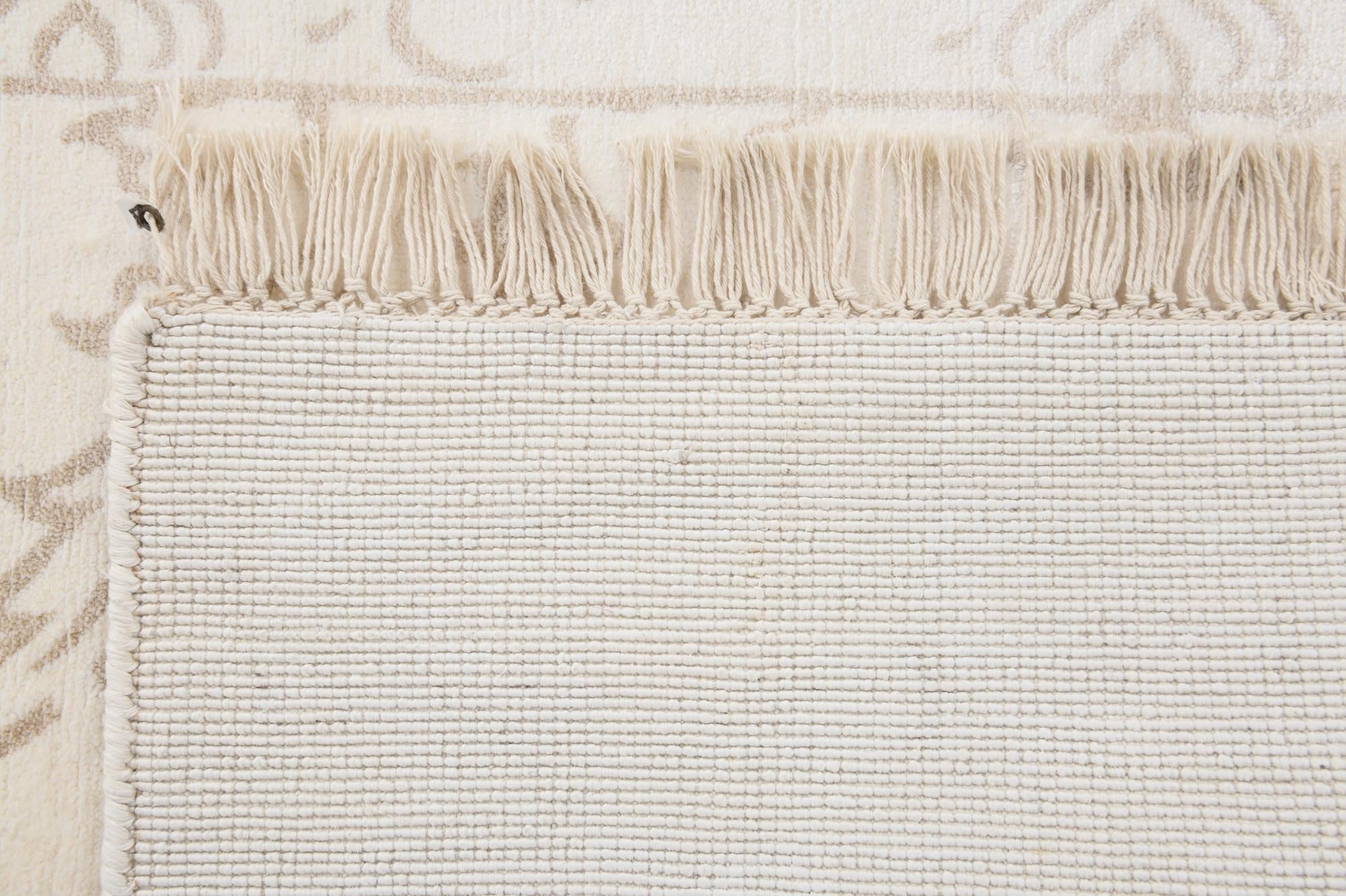 2' 8 x 9' 11 Hand Knotted Darya Wool Runner Rug