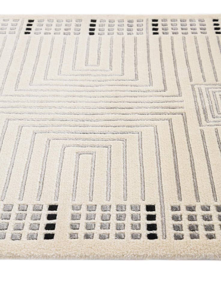 Detail image of 2' 8 x 9' 11  Hand Knotted Darya Wool Runner Rug