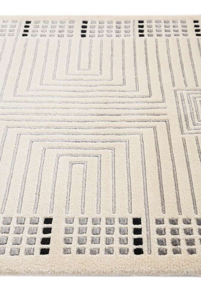 2' 8 x 9' 11 Hand Knotted Darya Wool Runner Rug