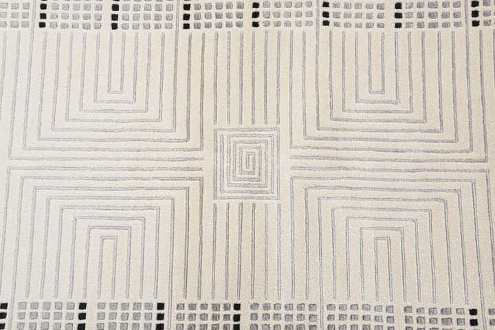 2' 8 x 9' 11 Hand Knotted Darya Wool Runner Rug
