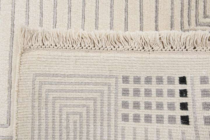 2' 8 x 9' 11 Hand Knotted Darya Wool Runner Rug