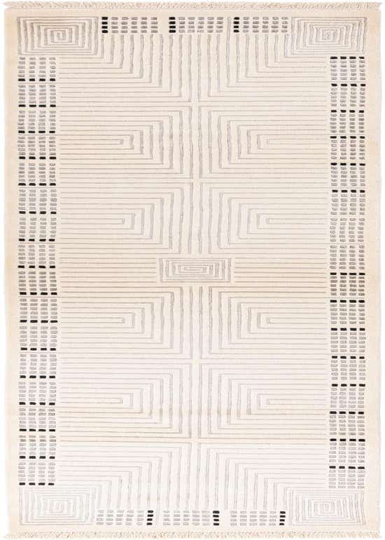 2' 8 x 9' 11 Hand Knotted Darya Wool Runner Rug