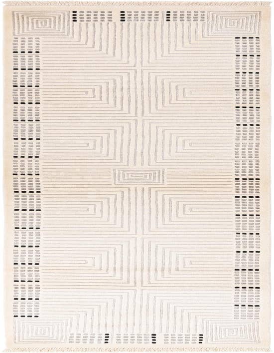 Detail image of 2' 8 x 9' 11 Hand Knotted Darya Wool Runner Rug