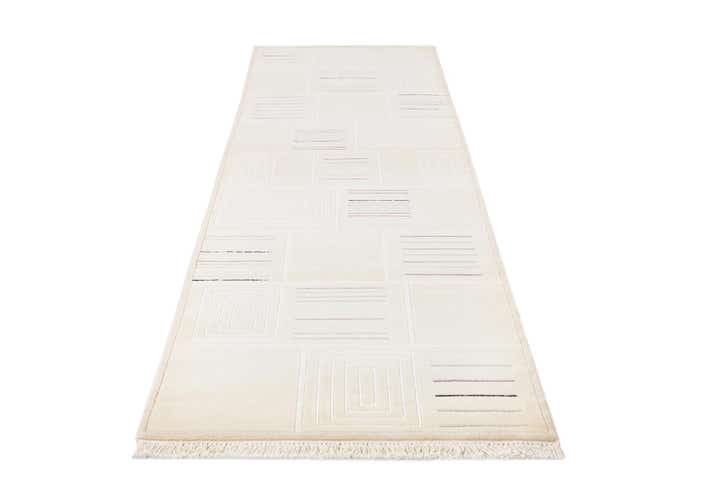 2' 7 x 9' 7 Hand Knotted Darya Wool Runner Rug
