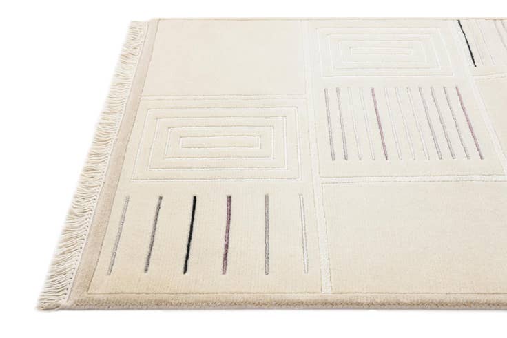 Detail image of 2' 7 x 9' 7 Hand Knotted Darya Wool Runner Rug