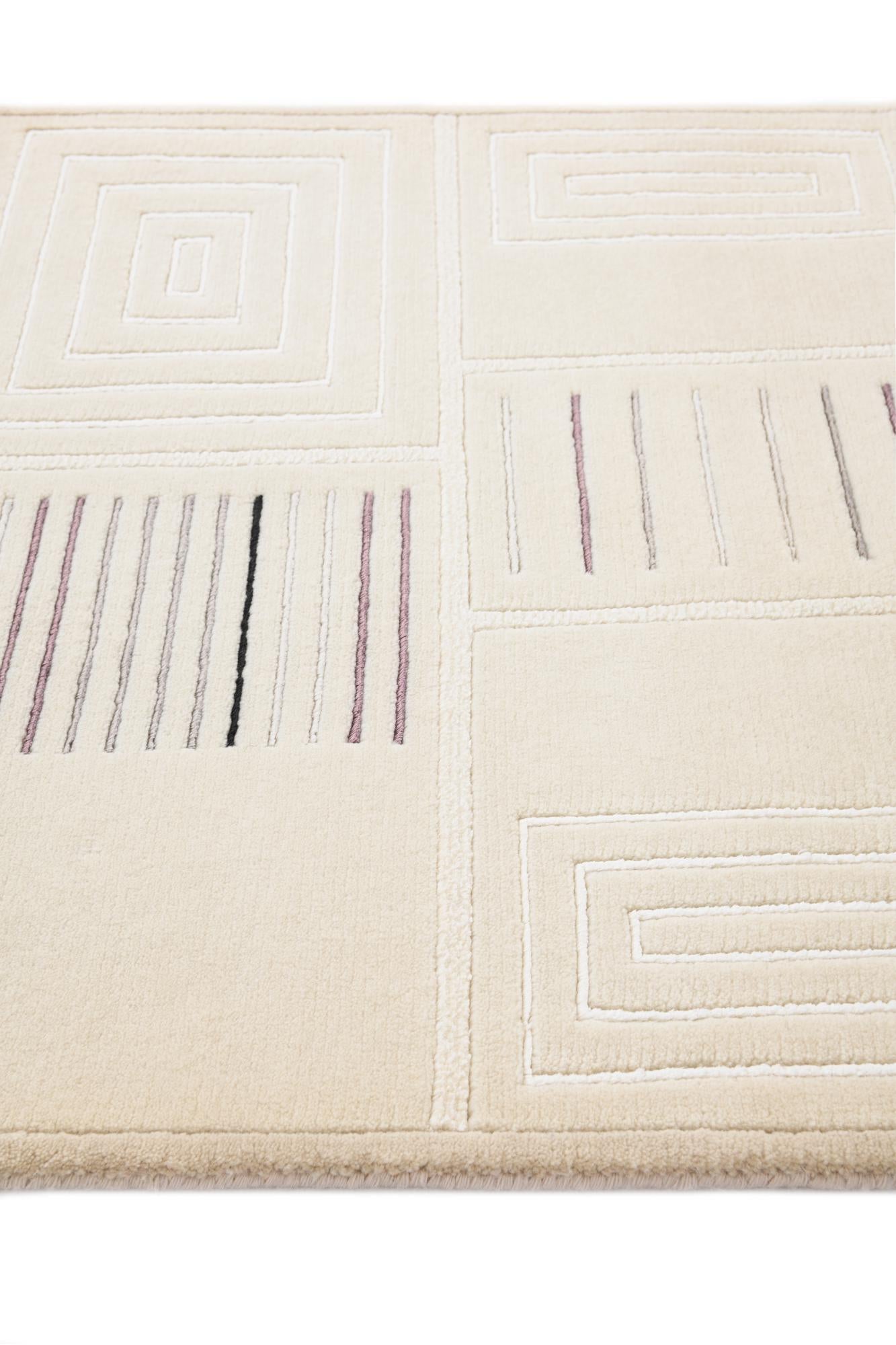 2' 7 x 9' 7 Hand Knotted Darya Wool Runner Rug
