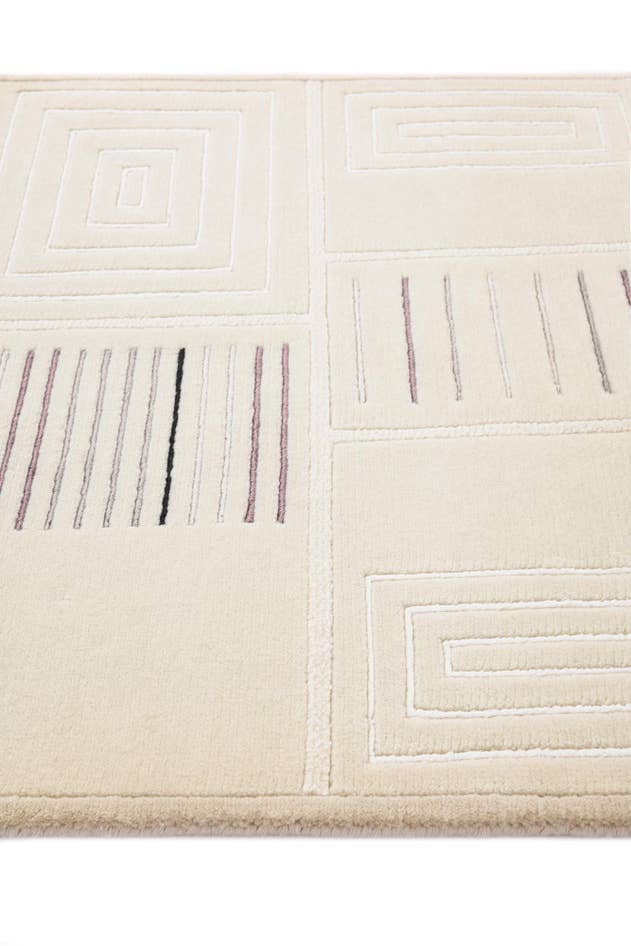 Detail image of 2' 7 x 9' 7 Hand Knotted Darya Wool Runner Rug