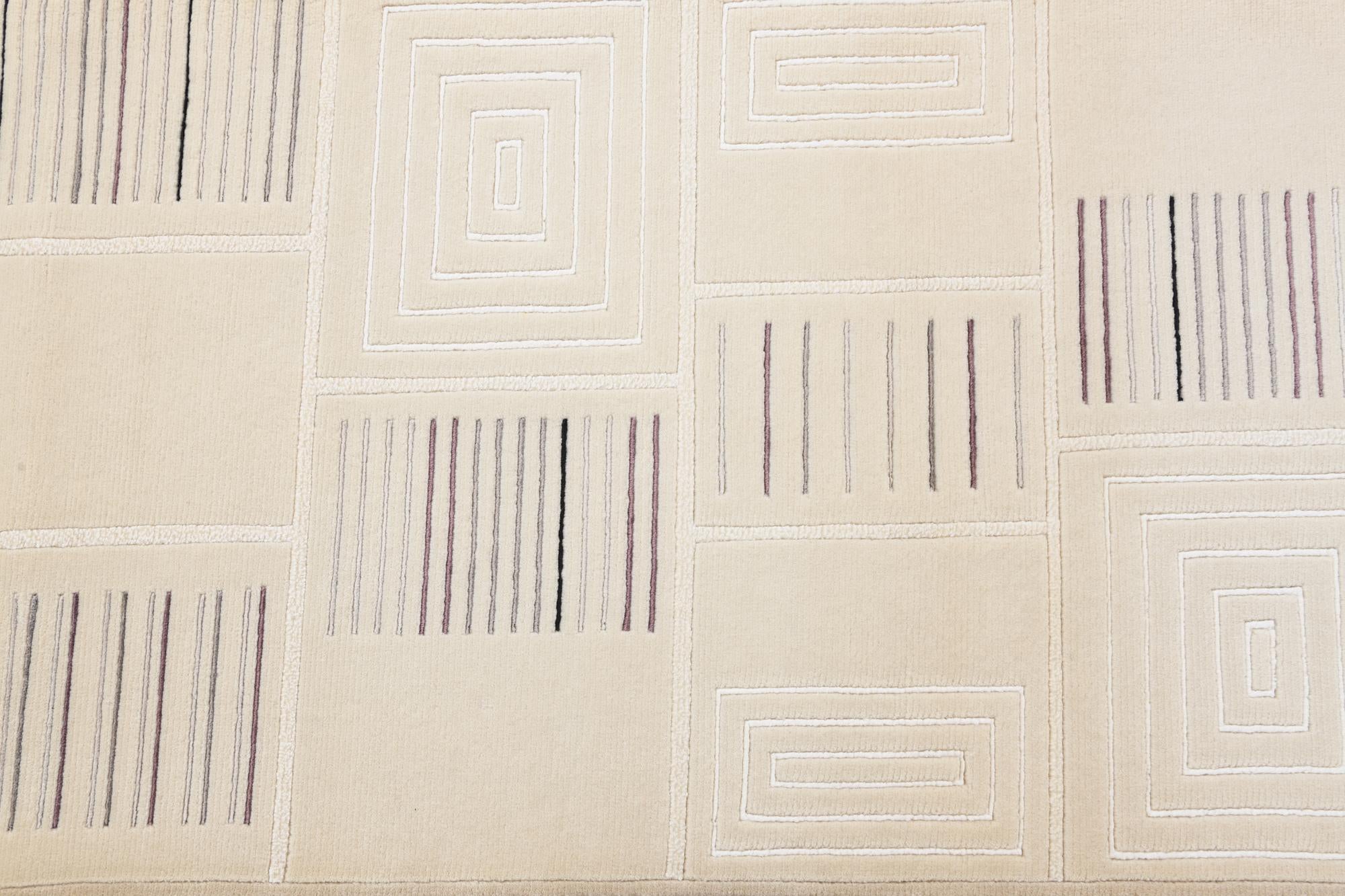 2' 7 x 9' 7 Hand Knotted Darya Wool Runner Rug