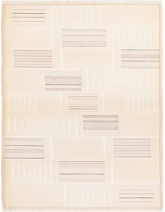 Detail image of 2' 7 x 9' 7 Hand Knotted Darya Wool Runner Rug