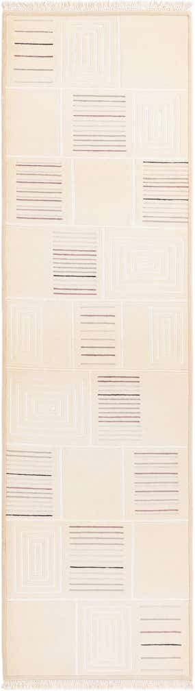 2' 7 x 9' 7 Hand Knotted Darya Wool Runner Rug
