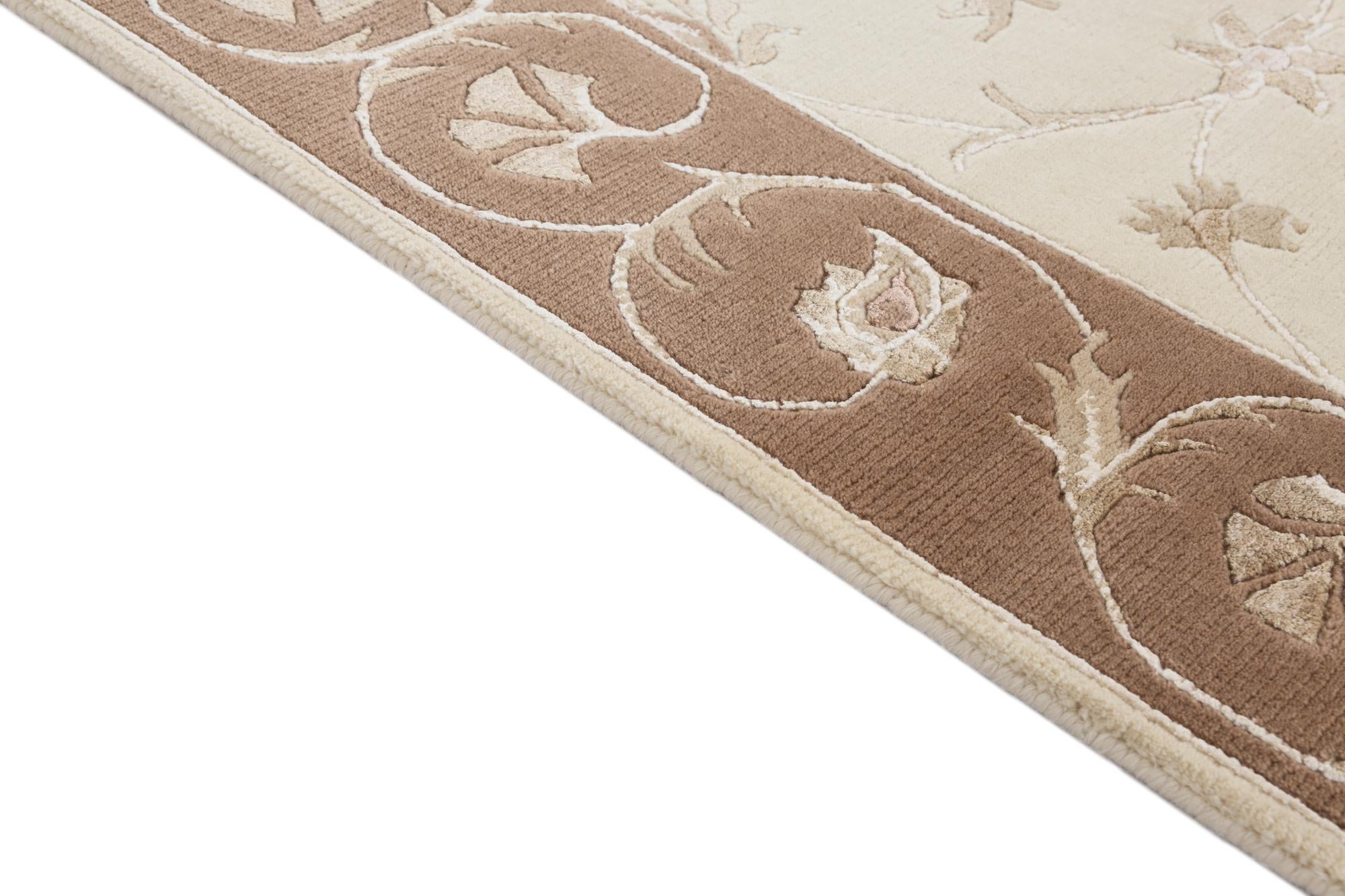 2' 7 x 9' 9 Hand Knotted Darya Wool Runner Rug