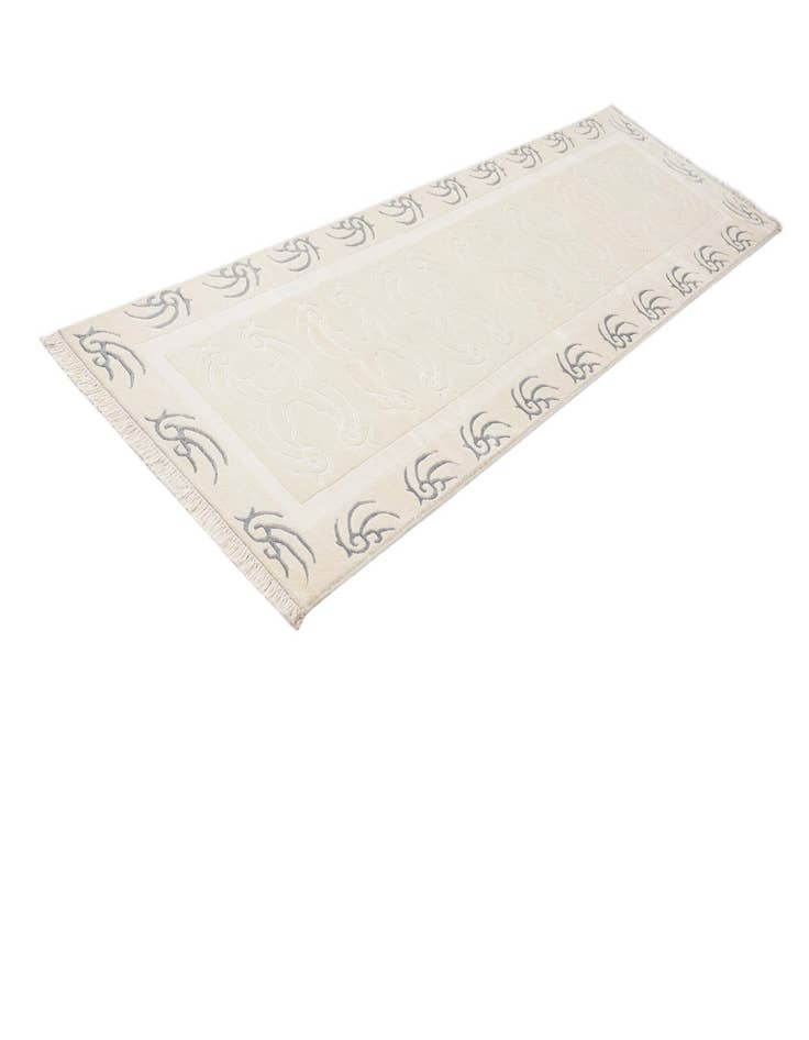 Detail image of 2' 8 x 9' 9  Hand Knotted Darya Wool Runner Rug