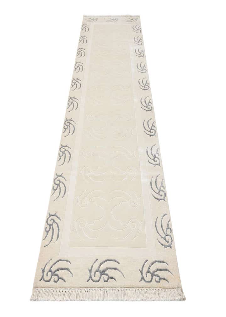 2' 8 x 9' 9 Hand Knotted Darya Wool Runner Rug