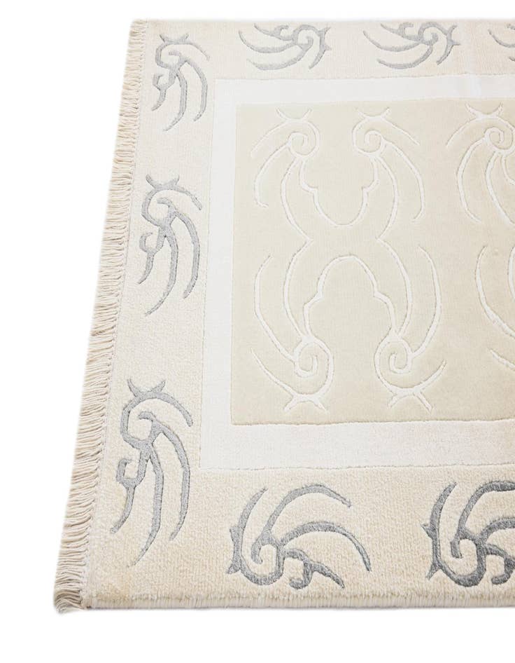 Detail image of 2' 8 x 9' 9 Hand Knotted Darya Wool Runner Rug