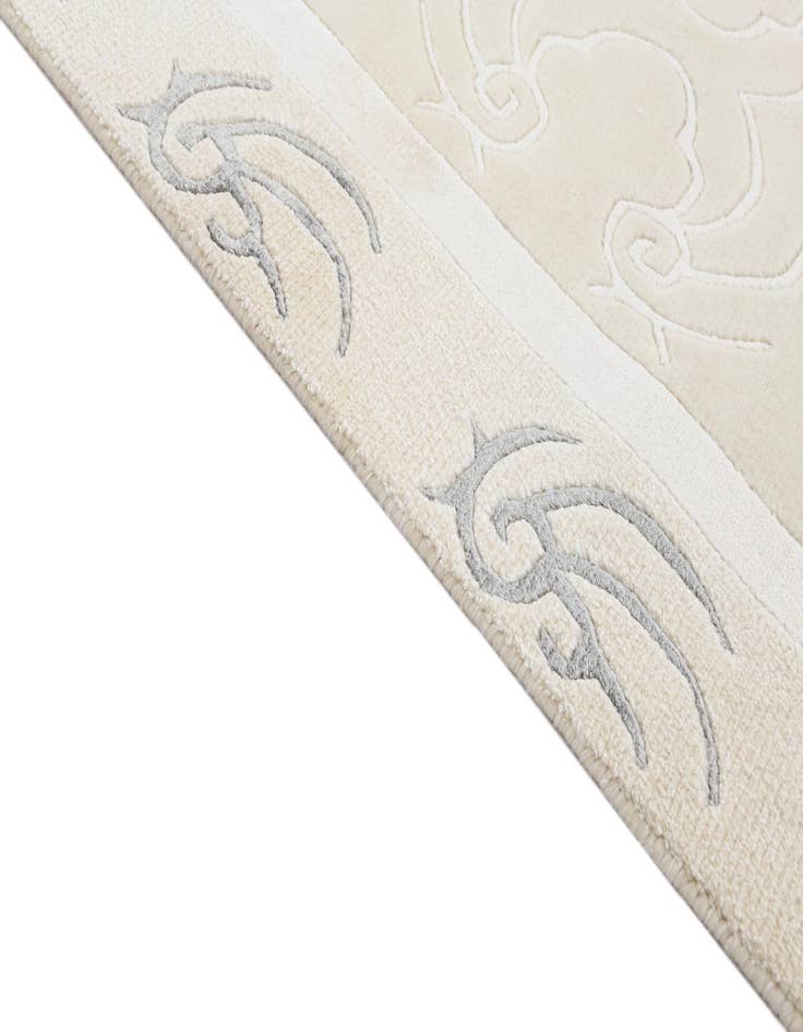 Detail image of 2' 8 x 9' 9 Hand Knotted Darya Wool Runner Rug