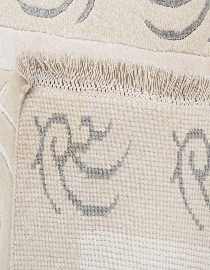 Detail image of 2' 8 x 9' 9  Hand Knotted Darya Wool Runner Rug