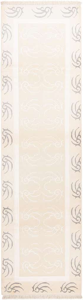 2' 8 x 9' 9 Hand Knotted Darya Wool Runner Rug