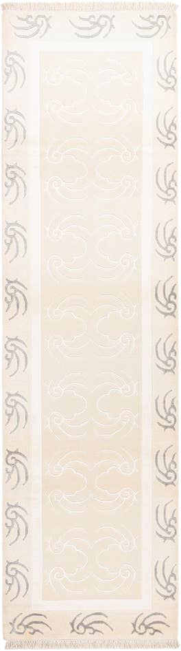 Detail image of 2' 8 x 9' 9 Hand Knotted Darya Wool Runner Rug