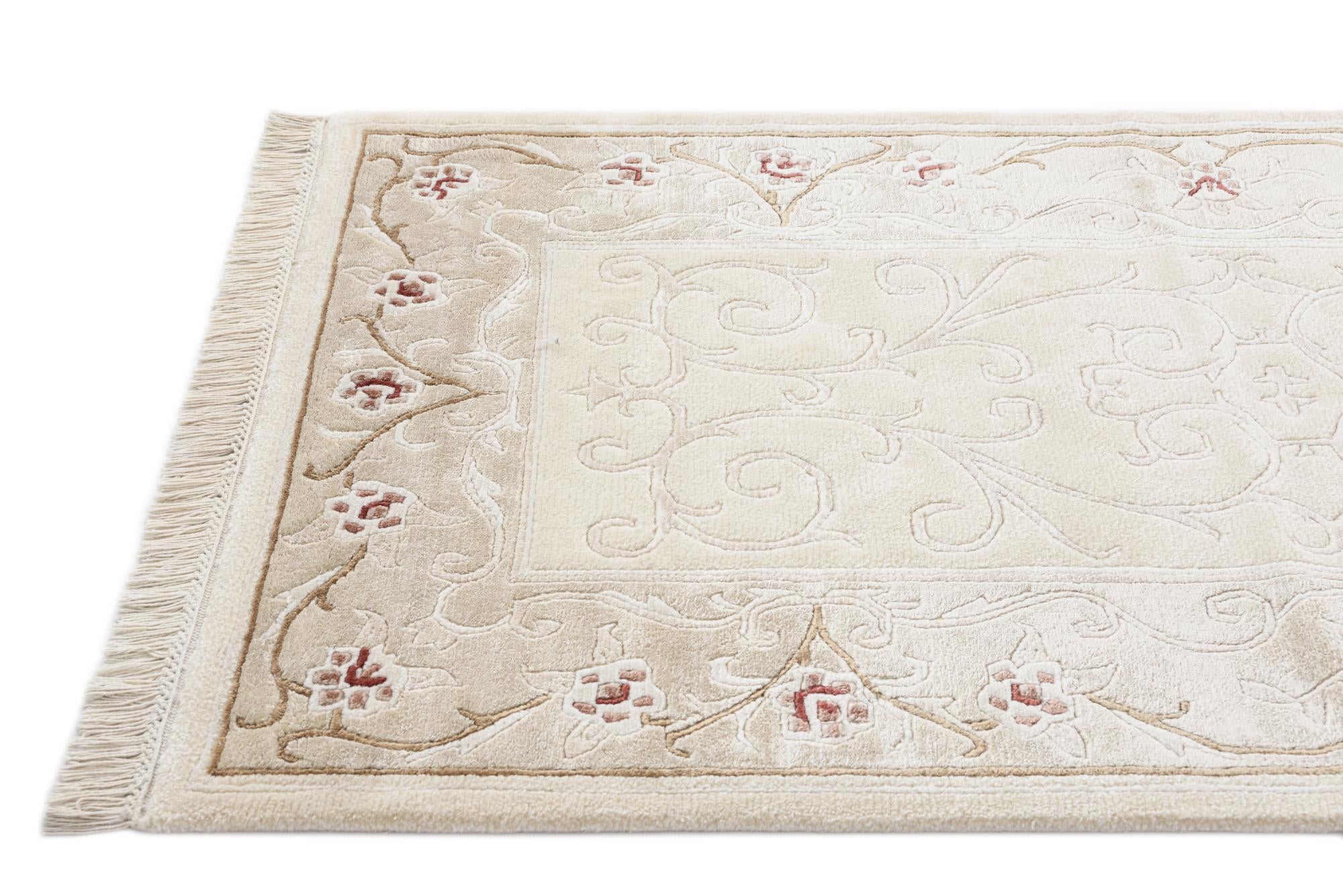2' 9 x 9' 7 Hand Knotted Darya Wool Runner Rug