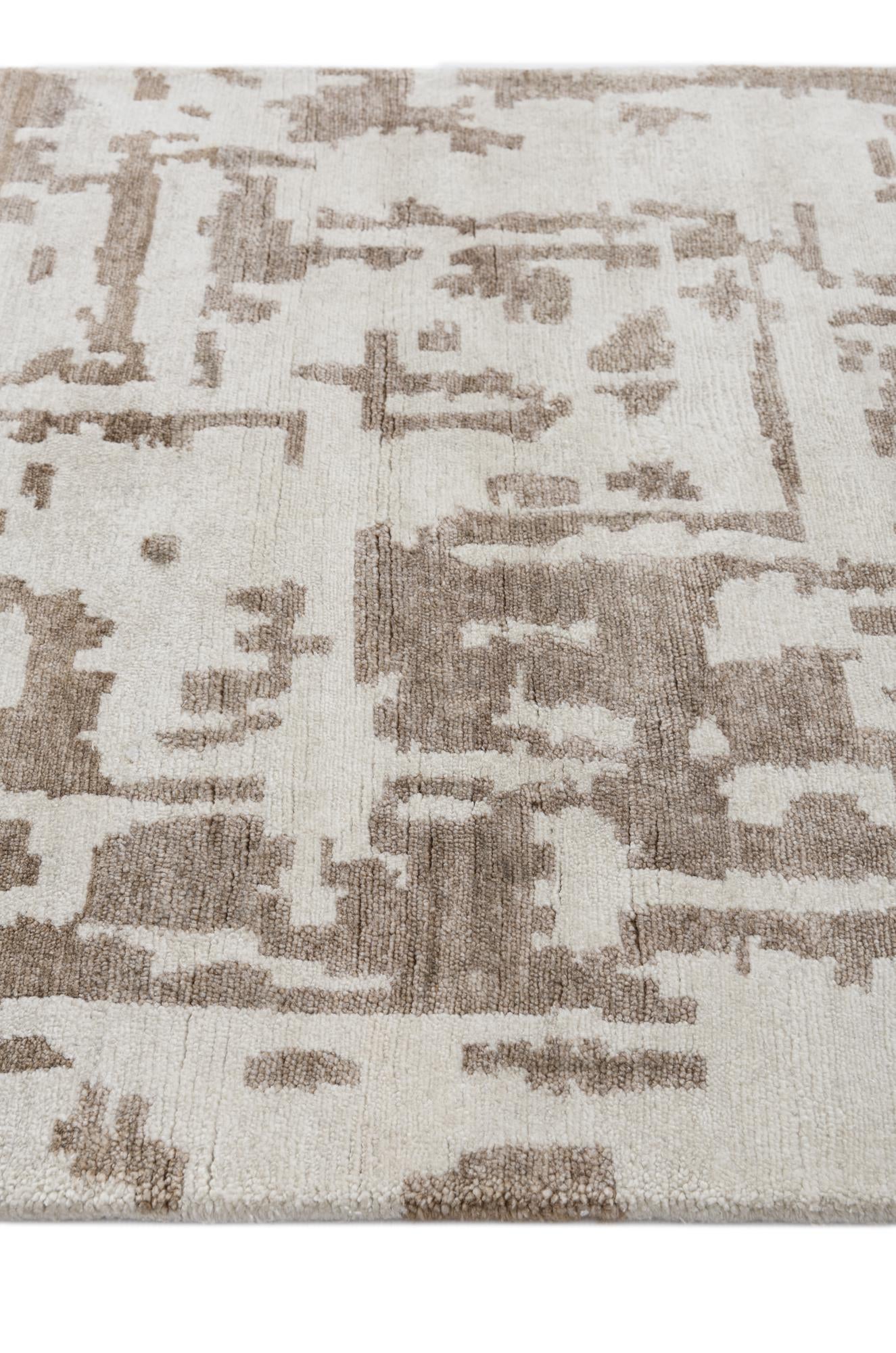 2' 8 x 9' 10 Hand Knotted Darya Wool Runner Rug