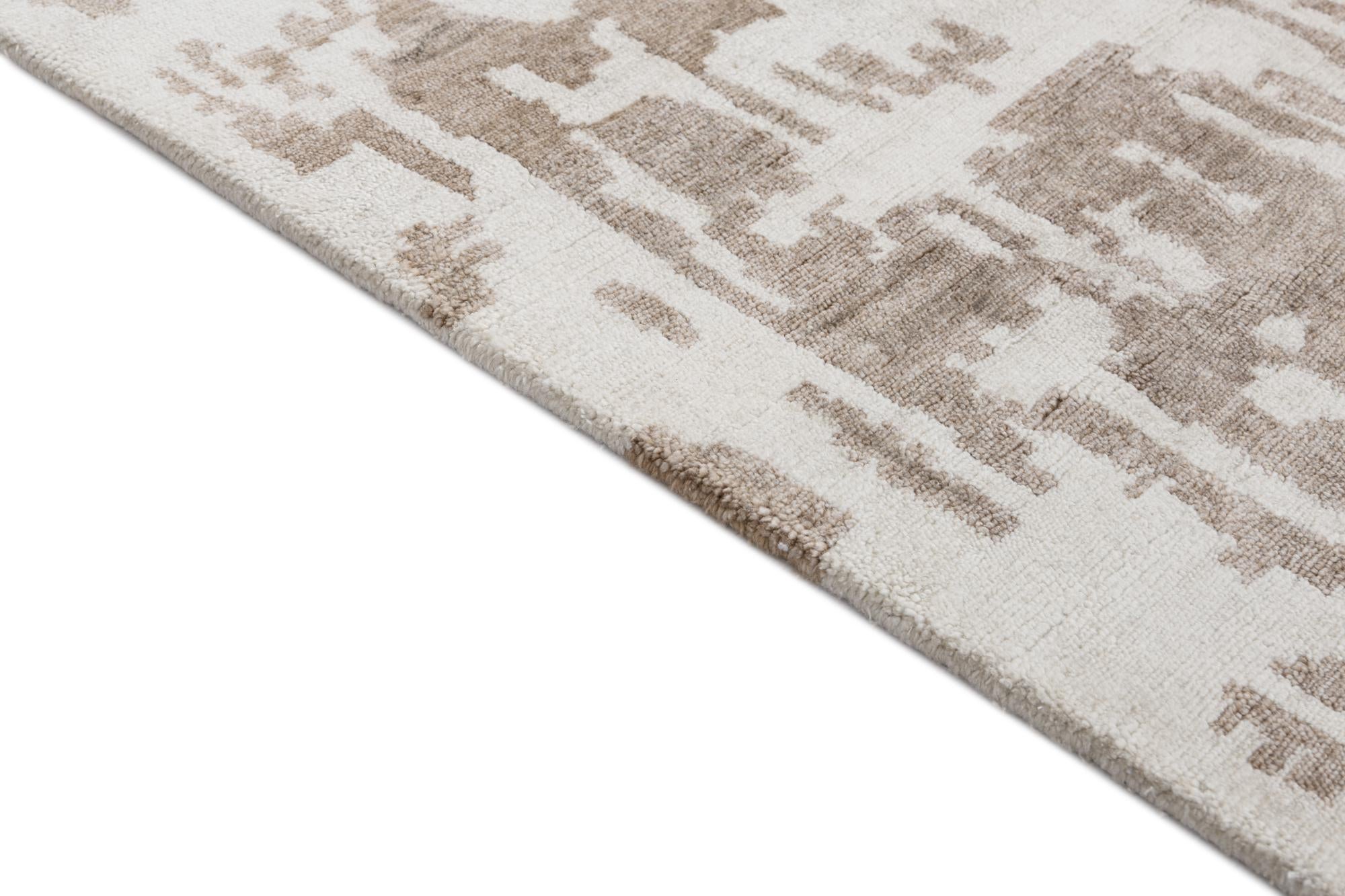 2' 8 x 9' 10 Hand Knotted Darya Wool Runner Rug