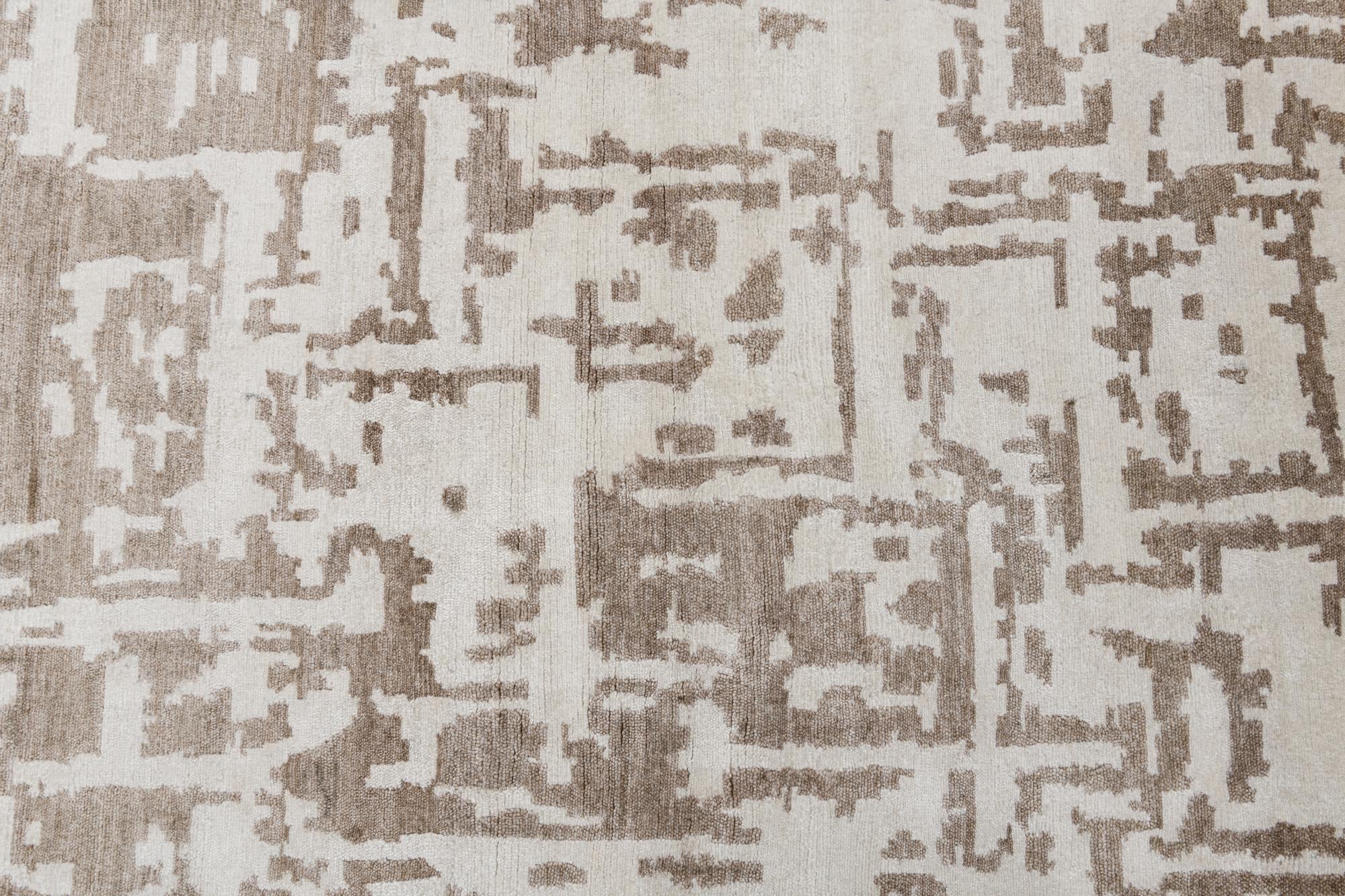 2' 8 x 9' 10 Hand Knotted Darya Wool Runner Rug