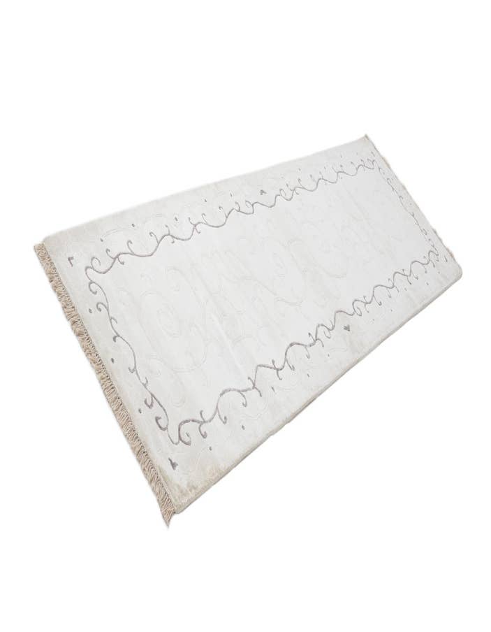 Detail image of 2' 8 x 9' 9 Hand Knotted Darya Wool Runner Rug