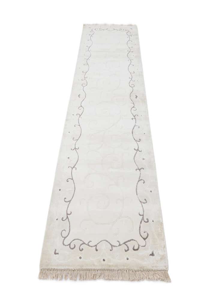 2' 8 x 9' 9 Hand Knotted Darya Wool Runner Rug