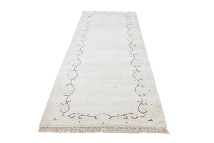 Detail image of 2' 8 x 9' 9 Hand Knotted Darya Wool Runner Rug