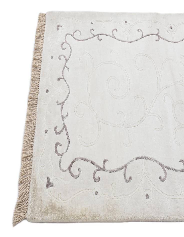 Detail image of 2' 8 x 9' 9 Hand Knotted Darya Wool Runner Rug