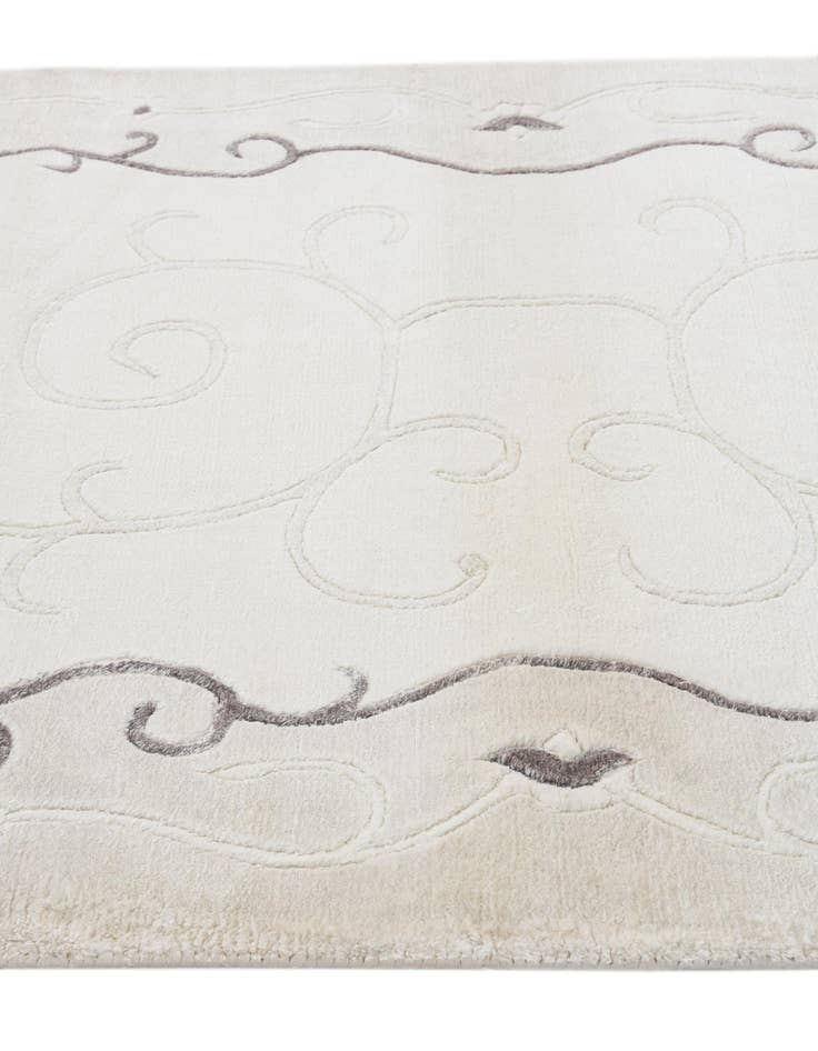 Detail image of 2' 8 x 9' 9 Hand Knotted Darya Wool Runner Rug
