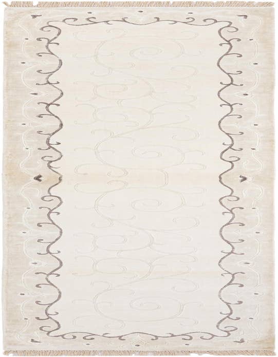 Detail image of 2' 8 x 9' 9 Hand Knotted Darya Wool Runner Rug