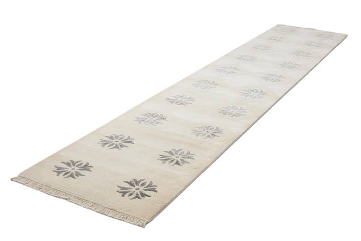 Detail image of 2' 8 x 13' 7 Hand Knotted Darya Wool Runner Rug