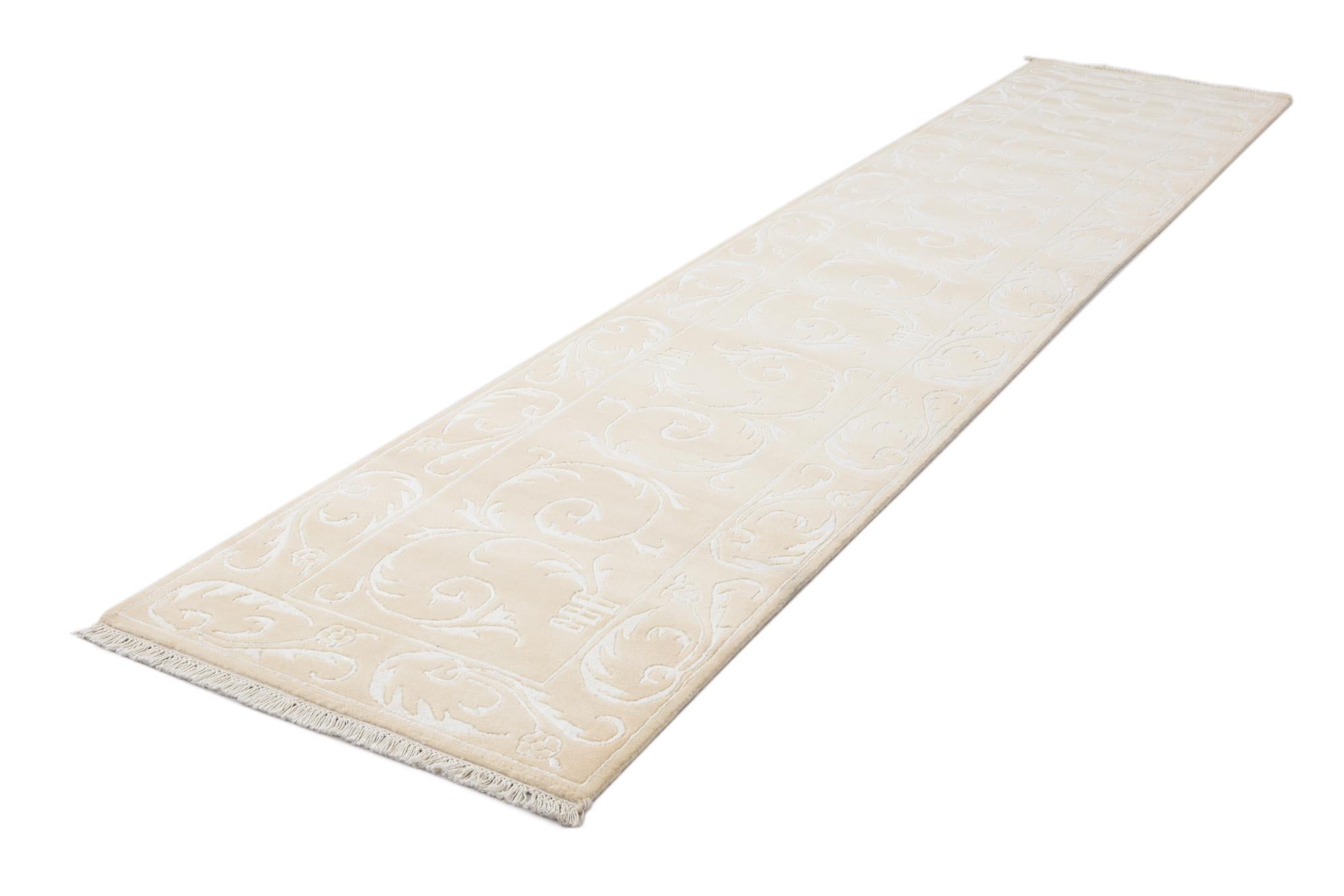 2' 7 x 13' 3 Hand Knotted Darya Wool Runner Rug