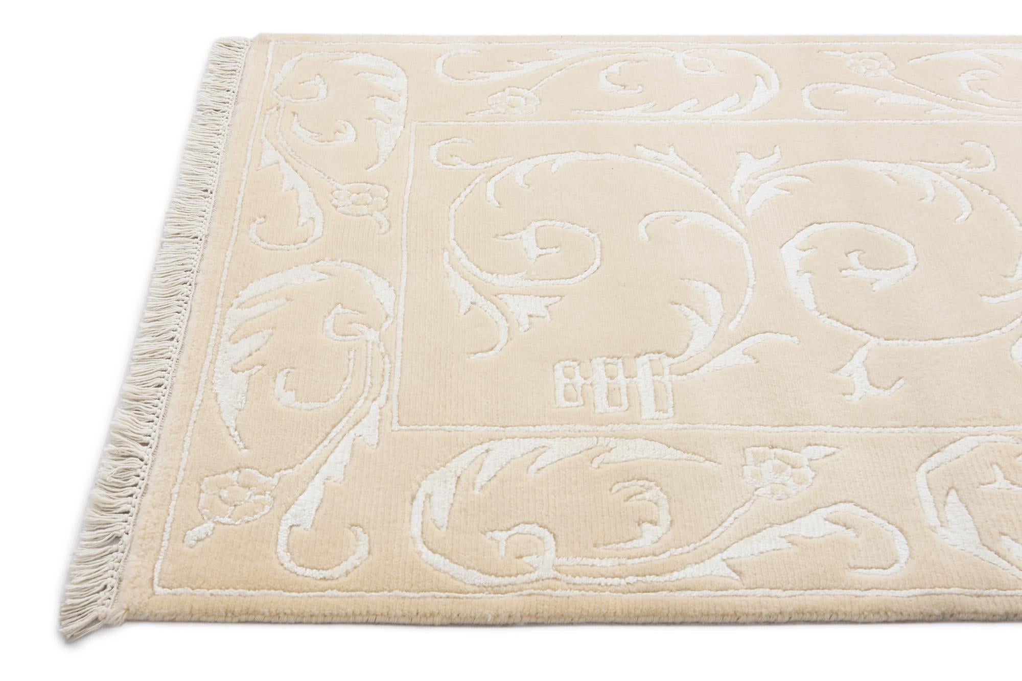 2' 7 x 13' 3 Hand Knotted Darya Wool Runner Rug