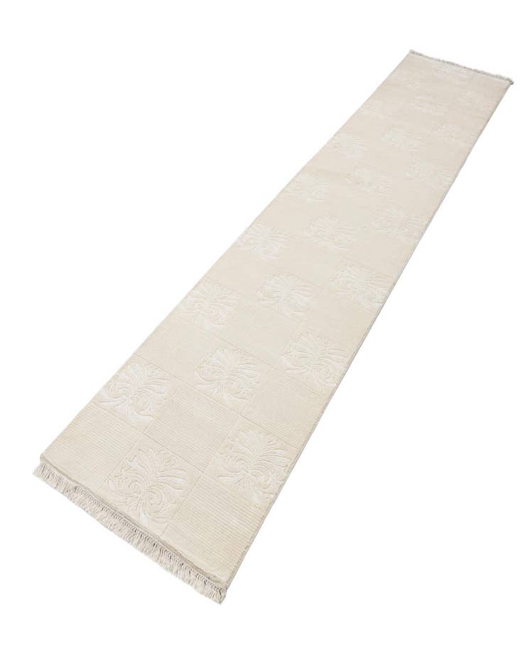 Detail image of 2' 7 x 13'  Hand Knotted Darya Wool Runner Rug