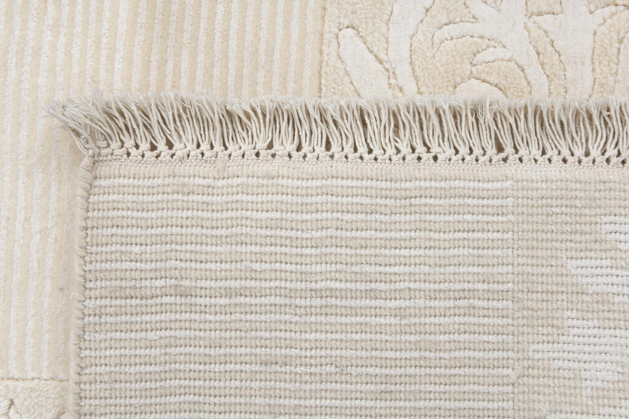 2' 7 x 13' Hand Knotted Darya Wool Runner Rug