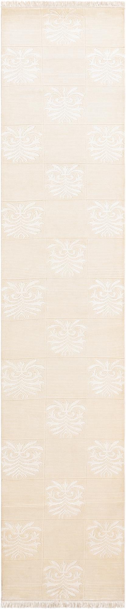 2' 7 x 13' Hand Knotted Darya Wool Runner Rug
