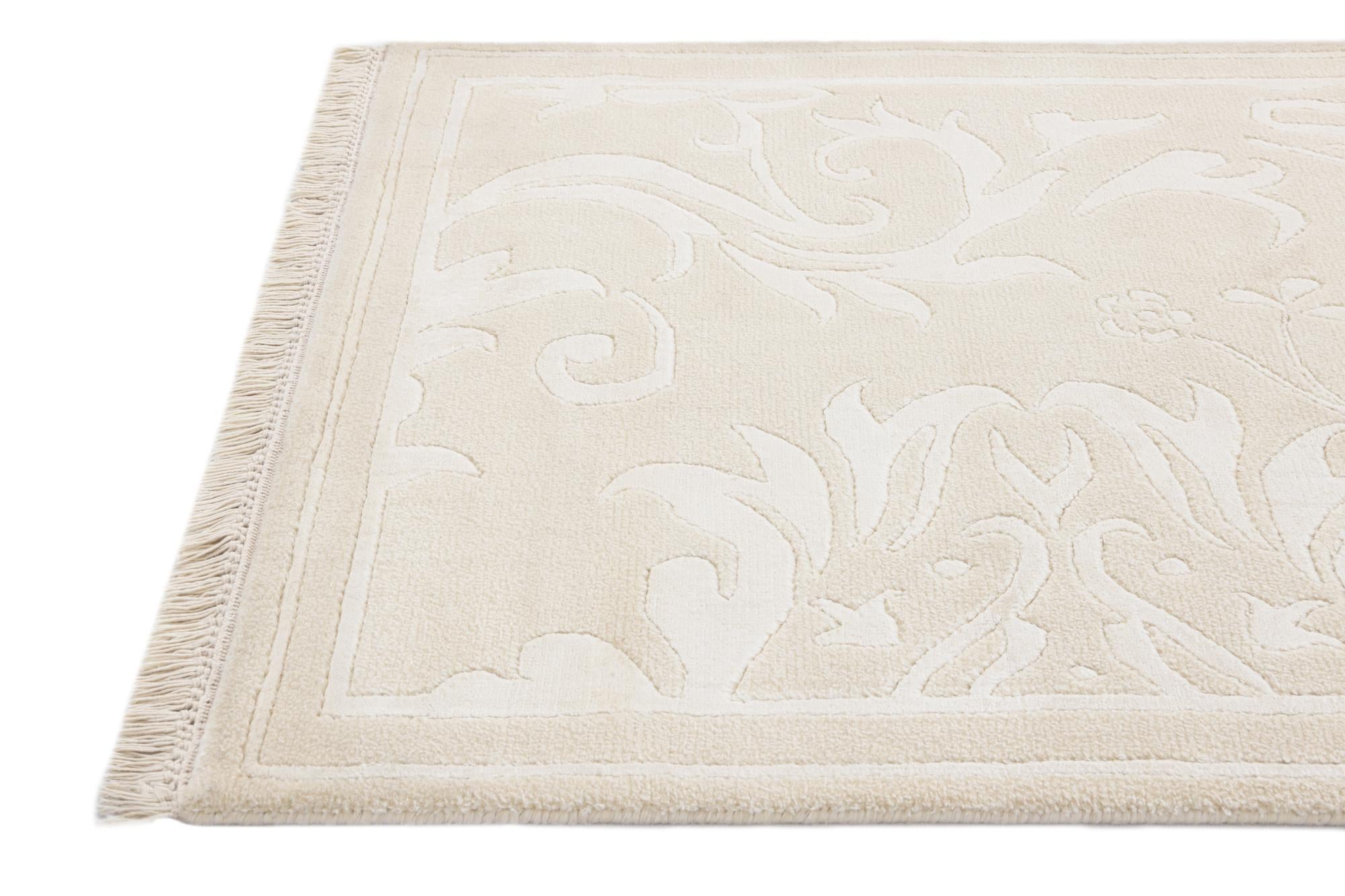 2' 8 x 12' 11 Hand Knotted Darya Wool Runner Rug