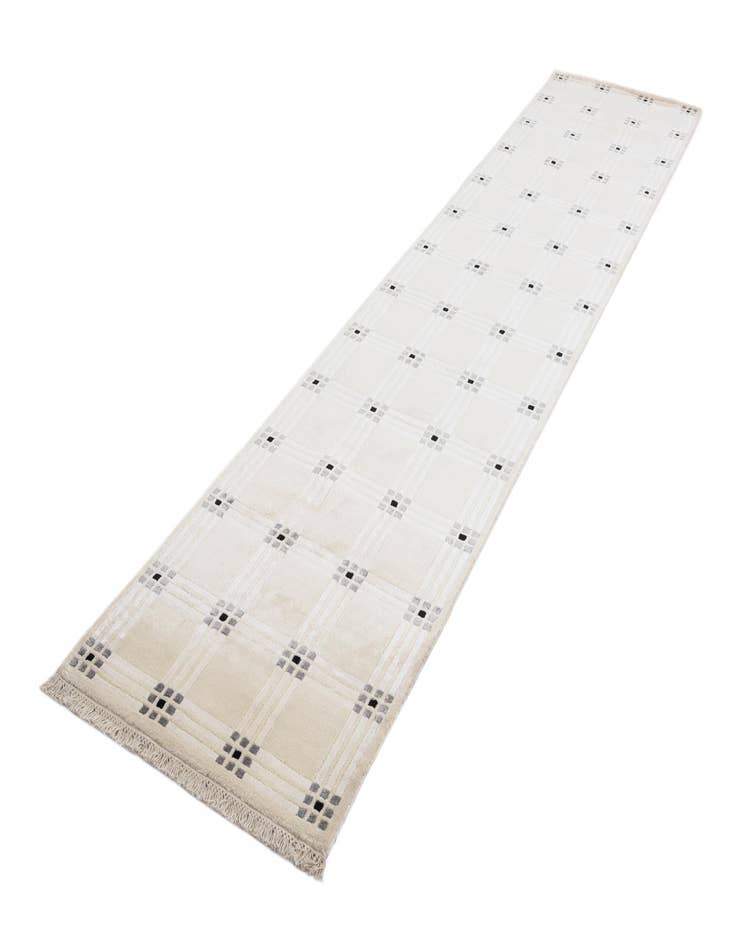 Detail image of 2' 7 x 12' 10  Hand Knotted Darya Wool Runner Rug