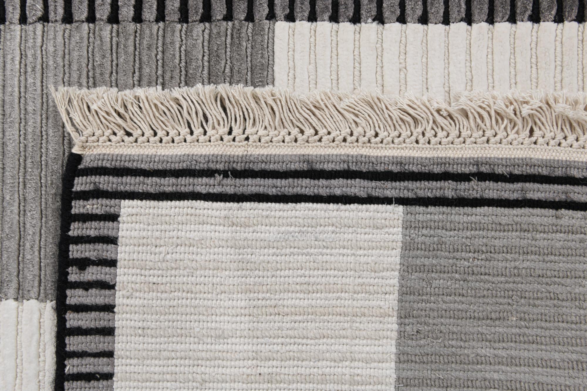 2' 7 x 13' 1 Hand Knotted Darya Wool Runner Rug