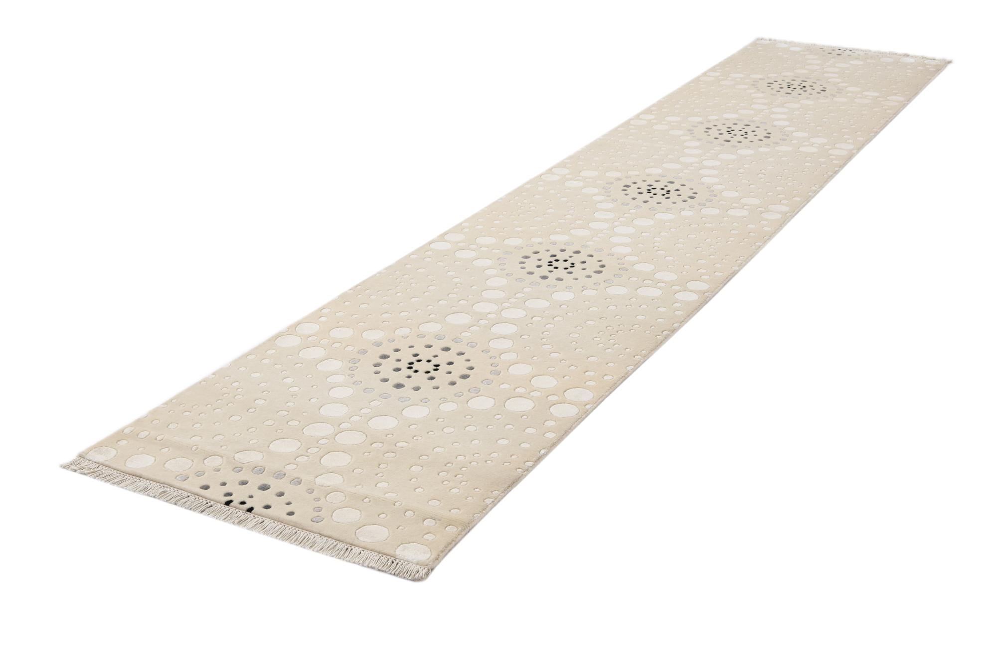 2' 7 x 13' 1 Hand Knotted Darya Wool Runner Rug