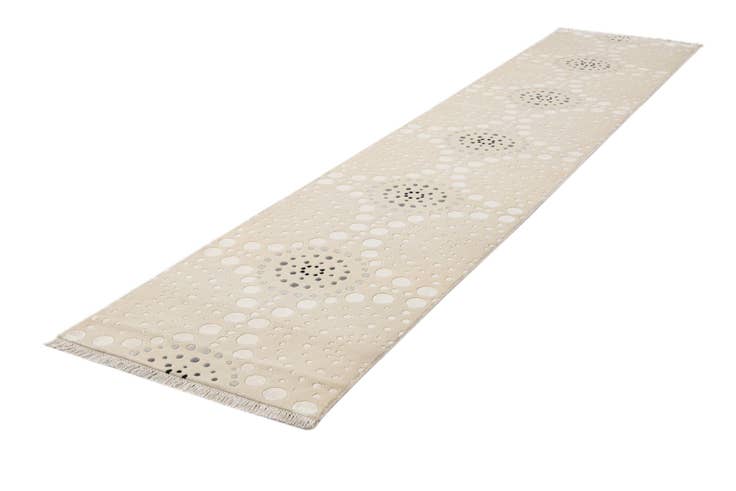 Detail image of 2' 7 x 13' 1 Hand Knotted Darya Wool Runner Rug