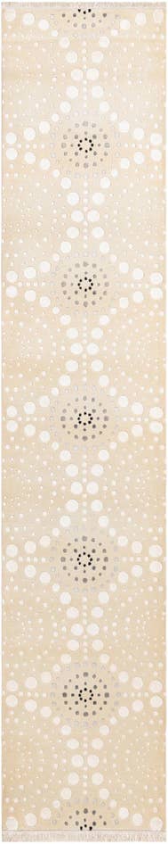 Detail image of 2' 7 x 13' 1 Hand Knotted Darya Wool Runner Rug