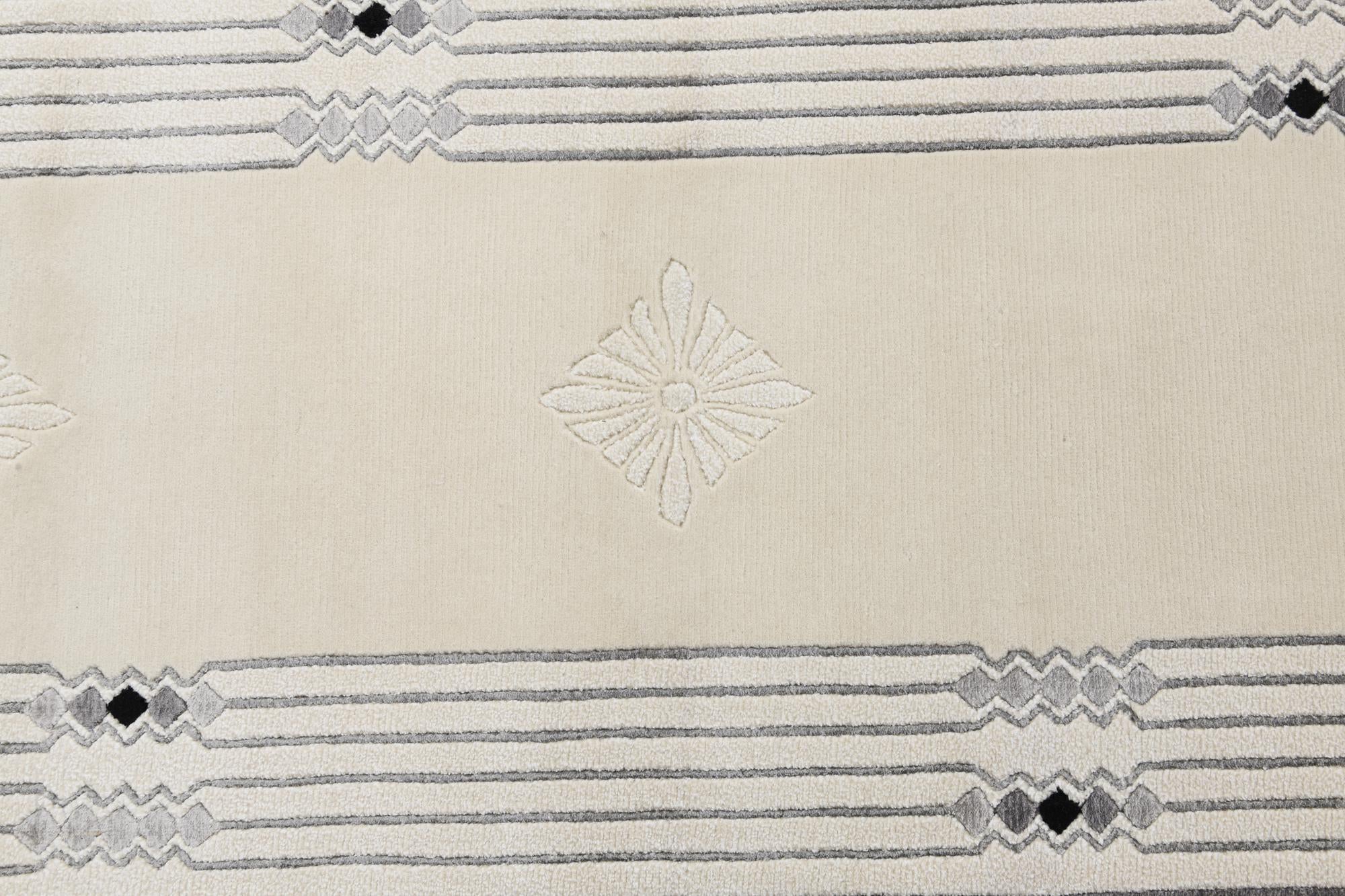 2' 7 x 12' 10 Hand Knotted Darya Wool Runner Rug