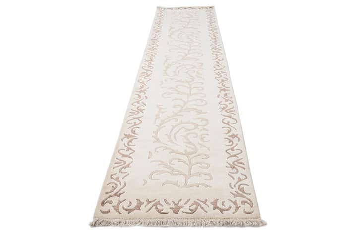 2' 7 x 13' Hand Knotted Darya Wool Runner Rug
